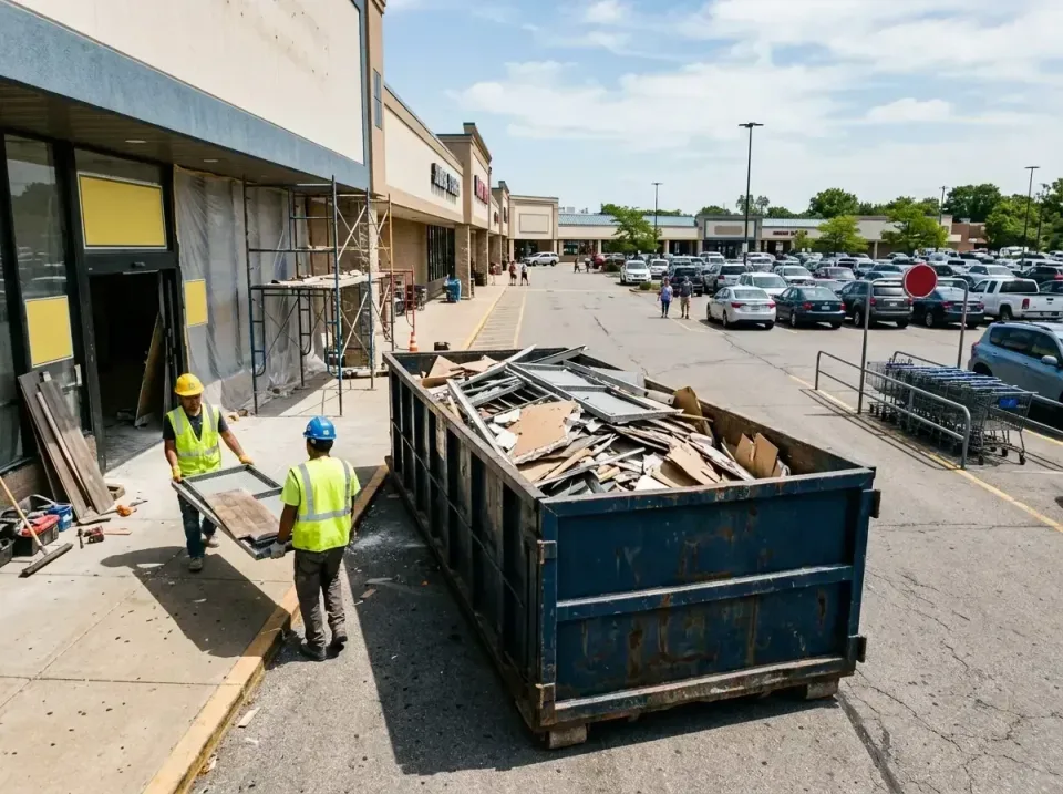 retail-store-renovation-debris-003 — frequently asked questions, Roll-off Dumpster Rentals in Aspinwall, PA